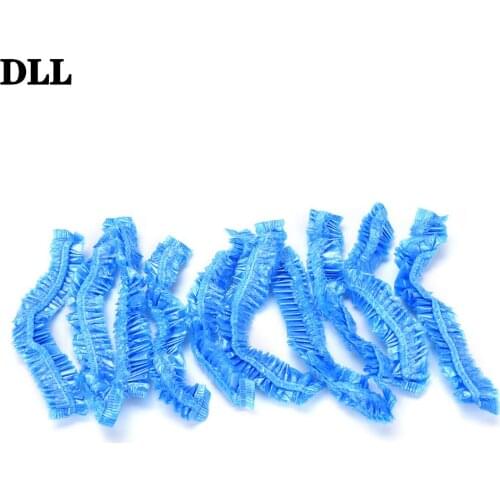 Disposable Shower Cap Hair Treatment Bathing Caps Salon Home Hat Hotel One-Off Elastic Cap Bathroom Travel Product 10Pcs/lot