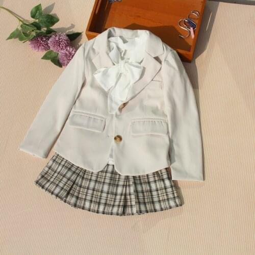 2021 Spring Jacket For Kids Clothes Girls Blazer Children Clothes Cotton Casual Suit Outerwear Girls Coat 2 Colors 2T-16Y
