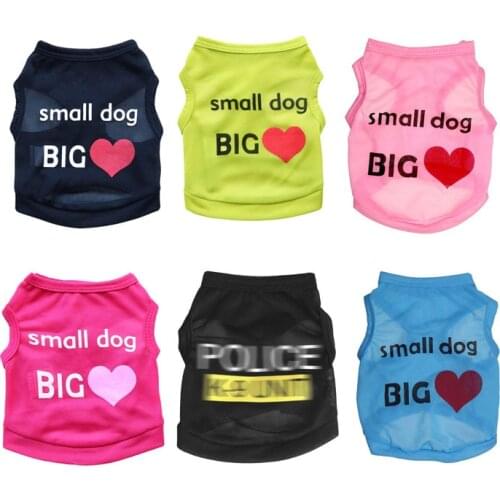 Police Suit Cosplay Dog Clothes Black Elastic Vest Puppy T-Shirt Coat Accessories Apparel Costumes Pet Clothes For Dogs Cats 20A