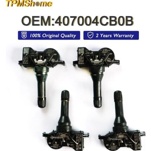 Car TPMS Sensor 433MHz Tire Pressure Monitoring System 407004CB0B For Nissan LADA Renault Infiniti 40700-4CB0B Tyre Air Monitor