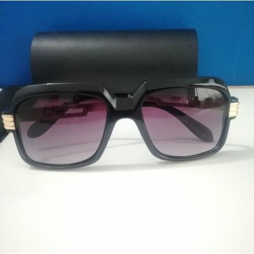 Classic 607 Square sunglasses MEN German fashion brand Oversized Sunglasses Womens black ink for men Womens Oculos with case