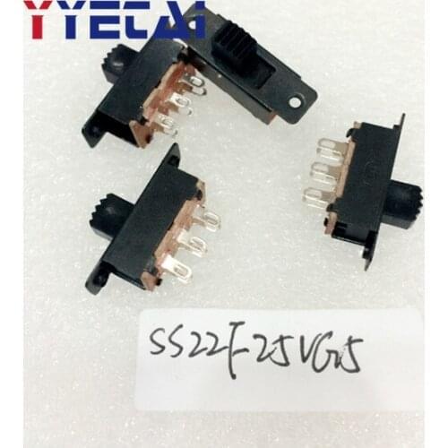 Toggle Switch SS22F25VG5 2-speed Dual-file Two-handle High 5mm 1 Month Touch On/off Switch Cross Handle/lever Type
