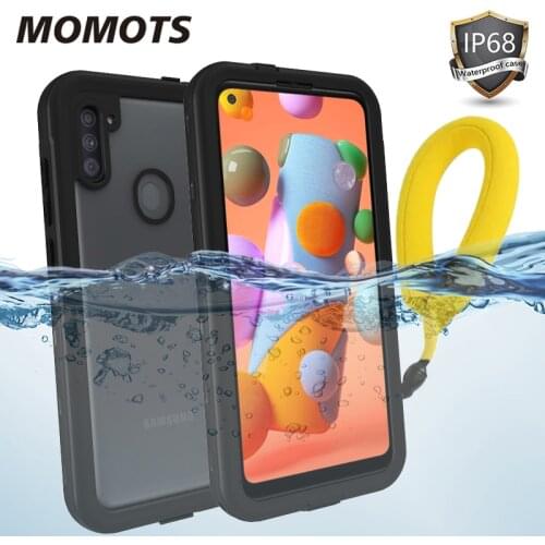 Waterproof Case for Samsung Galaxy A11 360 Shockproof Cover for Galaxy A21 Clear Coque