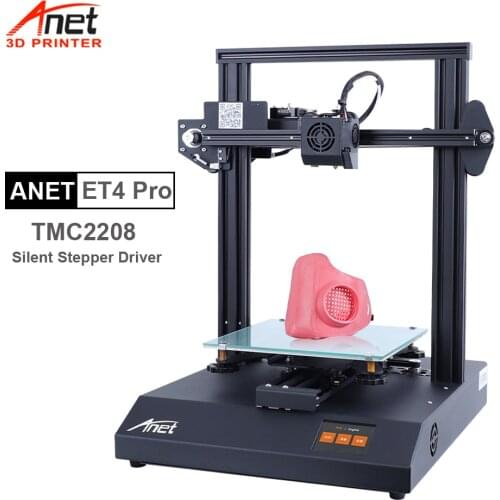 Anet 3D Printer ET4 Pro Ultra Silent All Metal Printer Auto Self-Leveling With TMC2208 Stepper Driver Support Open Source Marlin
