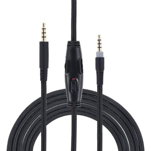 40JB For -HyperX Cloud Alpha/Flight Headphone Cable Sound Control Headphone Cable