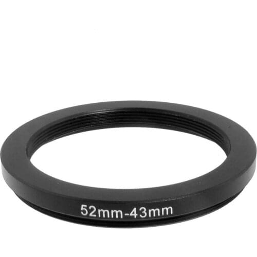 52mm-43mm 52-43 mm 52 to 43 Step down Filter Ring Adapter For filters adapters LENS LENS hood LENS CAP