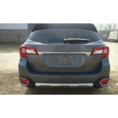 ACCESSORIES CHROME REAR TRUNK LID COVER TRIM BOOT TAILGATE MOLDING DOOR STRIP FIT 2015 2016 for SUBARU OUTBACK