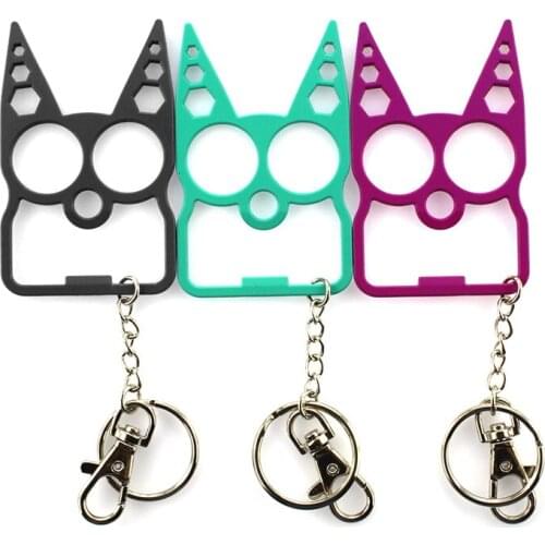 Handsome cat wide opener multifunctional key ring in the open air gadgets connects zinc bottle kitchen gadget beer keychain car