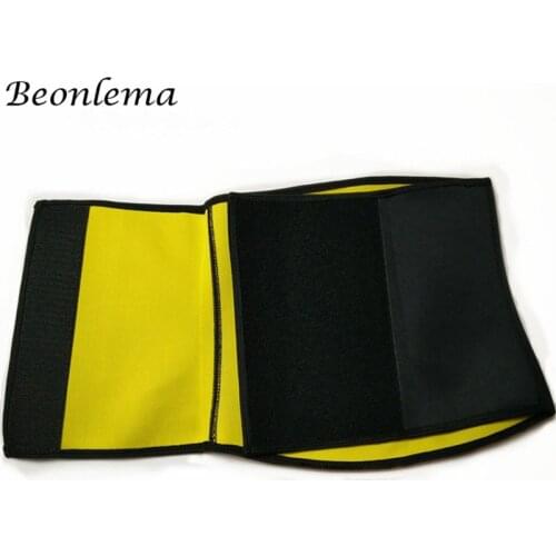 Beonlema Waist Trainer Body Shaper Sweat Fitness Corset Neoprene Slimming Belt Waist Cincher Weight Loss Women Slimming Sheath