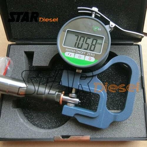 Digital Thickness Gauge 0-12.7mm/0.5" Thickness Meter LCD Display Hand-held Electronic Micrometer Width Measuring Instruments