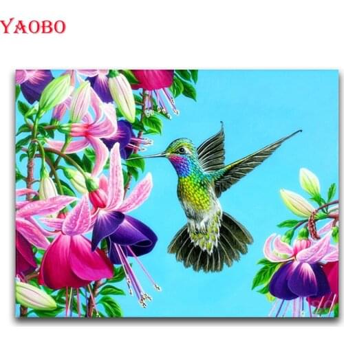 DIY,Diamond Embroidery,Hummingbird,Diamond Painting,5D,Cross Stitch,animal,pattern,3D,Diamond Mosaic,home Decoration