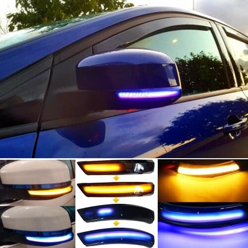 For Ford Focus 3 MK3 3.5 Focus MK2 Mondeo Mk4 Side Mirror LED Dynamic Turn Signal Light Blinker 2008 2009 2010 2011-2018