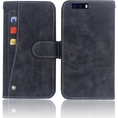 Hot! P6000 Blackview Case High quality flip leather phone bag cover case for Blackview P6000 with Front slide card slot