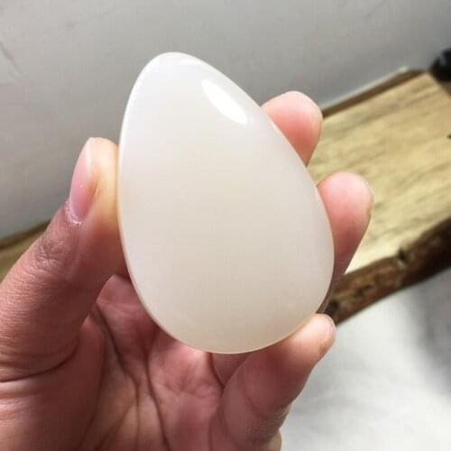 H19#Hetian jade powder, Ping An brand, Qinghai powder, sugar drop pendant, men and women