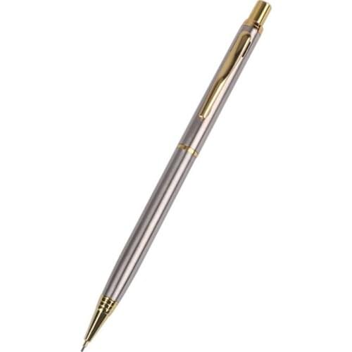 0.5mm Commercial Metal Ballpoint Pen Mechanical Pencil Automatic Pens Writing Drawing School Supplies Stationery K3KB