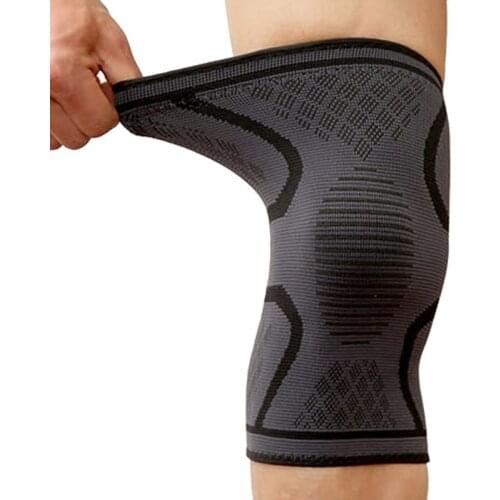 1PC Fitness Running Cycling Knee Support Braces Elastic Nylon Sport Compression Knee Pad Sleeve for Basketball Volleyball