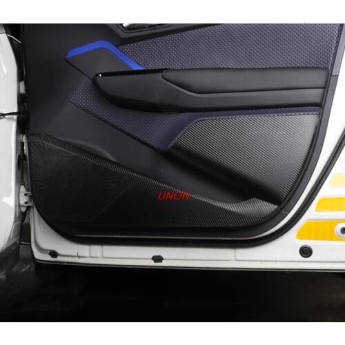 Leather Door Anit-Kick Protector Car Sticker For Toyota CHR C-HR 2016 2017 2018 Car Styling Accessories