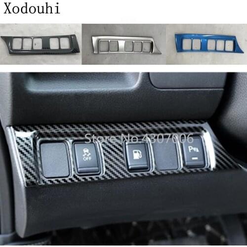 Car Body Styling Cover Front Fog Light Switch Inner Trim Frame Lamp Panel Button 1pcs For Nissan Terra 2018 2019 2020
