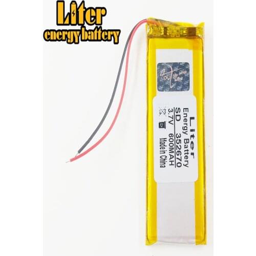 3 line Tablet battery 352776 1000MAH Lithium polymer Battery with Protection Board Fo3.7V Rechargeable battery