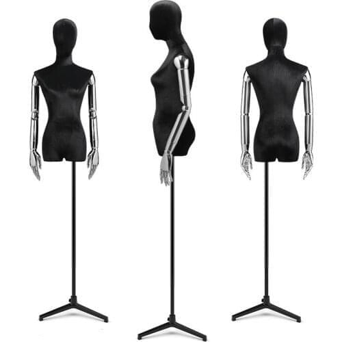 Best Quality New Black Dressmaking Mannequin Female Manikin Factory Direct Sell