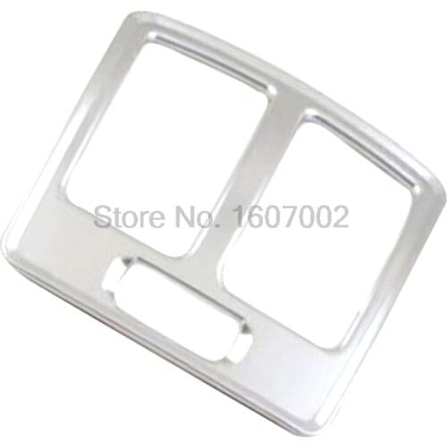 For Ford For kuga Escape 2017 Matte Chrome Interior Car Interior Rear Seat Air Condition Vents Outlets Cover Molding Trim