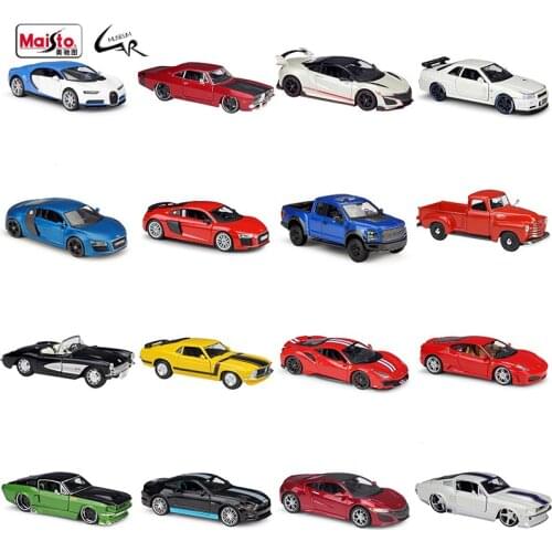 Maisto 1:24 Model Car Simulation Alloy Sports Car Simulation Alloy Car Assembly Model 2018 Acura NSX