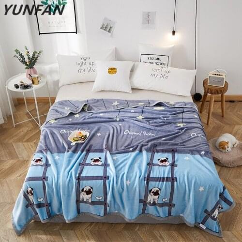 Cartoon blankets blue quilts twin full queen king boys children blankets Throw Flannel blanket on Bed/car/sofa luxury dog rugs