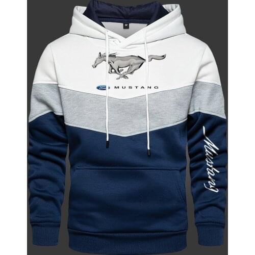 2021 New Mens Hooded Mustan Fashion Long Sleeve Outwear Autumn Spring Casual Hoodies Fleece Warm Sportswear Thicken Sweatshirts