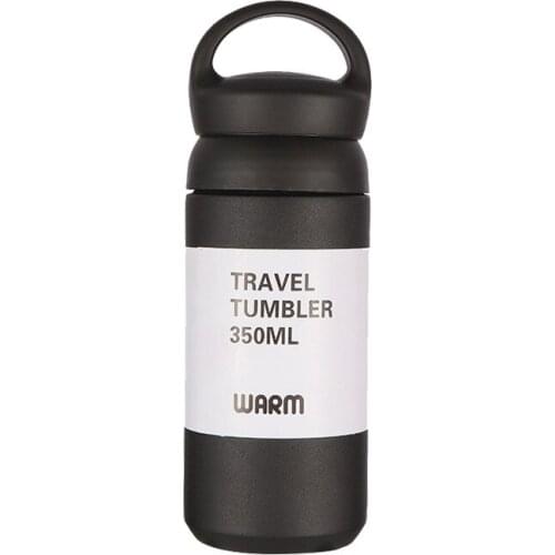 New Vacuum Stainless Steel Thermos Water Bottle Korean Fashion Portable Hand Cup Men Women Student Thermal Bottle