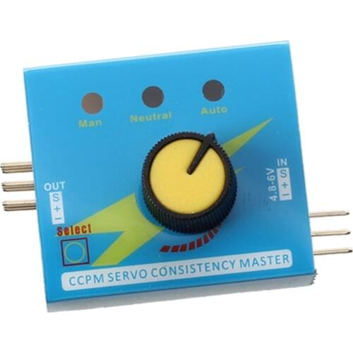 Servo Tester CCPM Consistency Master Checker 3CH 4.8-6V