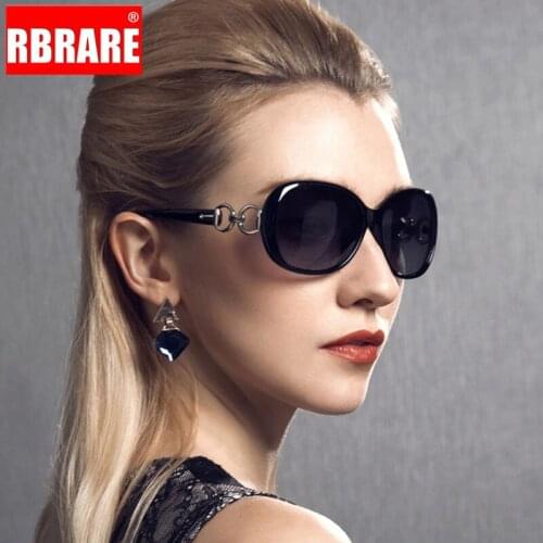 RBRARE Large Oval Frame Women Sunglasses Classic Gradient Oculos Designer Double Ring Sun Glasses Ladies Gafas De Sol Mujer