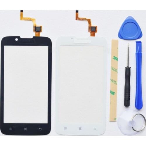 BINYEAE 4.5''Touch Screen For Lenovo A328 Digitizer Touch Panel Glass Lens Sensor Free Tools+Adhesive A328 Replacement Part