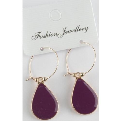 Drop Cabochons Earrings