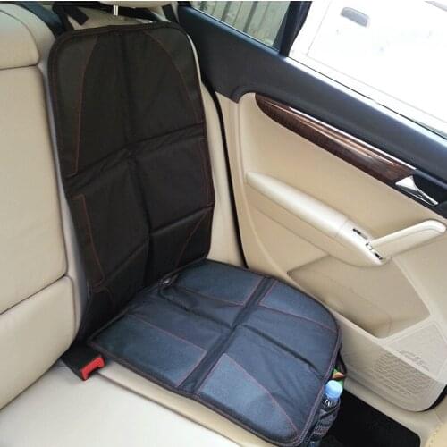 CHIZIYO Universal Anti-Slip Car Seat Protector Mat Black Car Seat Cover For Child Safety Seat