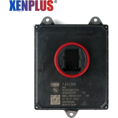 Xenplus 1pcs Original LED Headlight Module FOR BMW F39 X2 F45 F46 F48 F49 X1 CHN control unit front light electronics 7492089