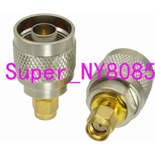 1Pcs N Male Plug to RP-SMA Male Jack RF Coaxial Adapter Connector