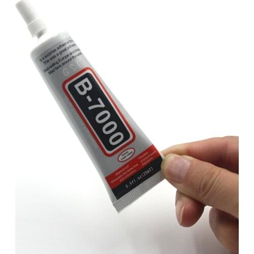 1PCS New Rhinestone Glue B7000 25ML Epoxy Resin Super Glue Sealant For Jewelry Rhinestone Glass Mobile B-7000 Uv Glue Gun