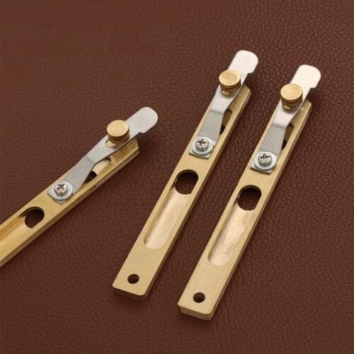 1Pcs Stainless Steel Brass Leather Cutting Knife Edging Leather Trimming Knife Leather Cut Tools Carving + 10 Blades