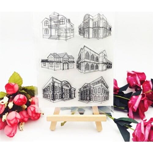 11*16CM Hot selling villa transparent clear stamp / silicone seal roller stamp DIY scrapbook album / card production