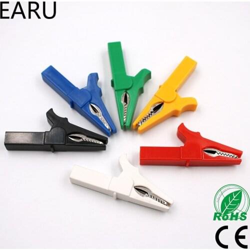 12pcs 55mm Alligator Clips Crocodile Clips Cable Lamp for Car Auto Battery Charger Charging Connector Socket Plug