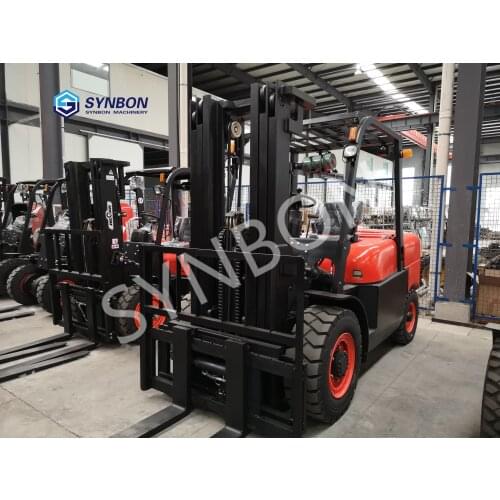 5ton forklift diesel hydraulic forklift truck CE certification storage equipment SYNBON SYF50 Lifting transport machinery