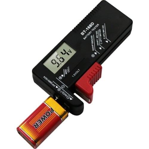 Digital Battery Capacity Tester for 18650 14500 Lithum 9V 3.7V 1.5V Cell C D Batteries Tester