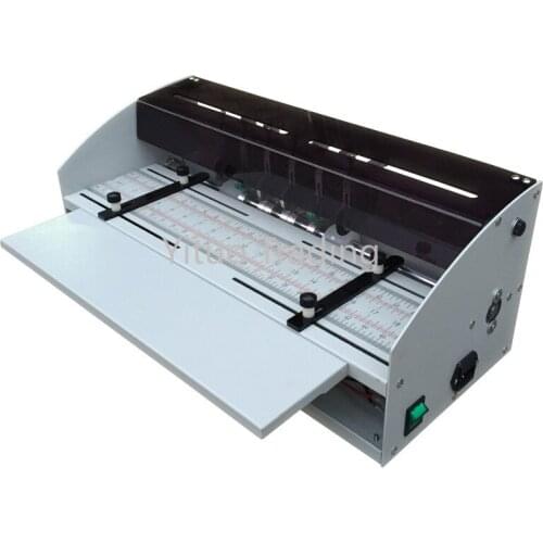 H500 Electric Creasing Machine Paper Scribing and Creasing Structure Compact and Small Size, Simple Operation