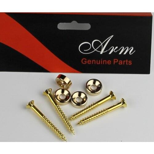 Electric guitar electric bass with golden connection button button links to strengthen the connection screw