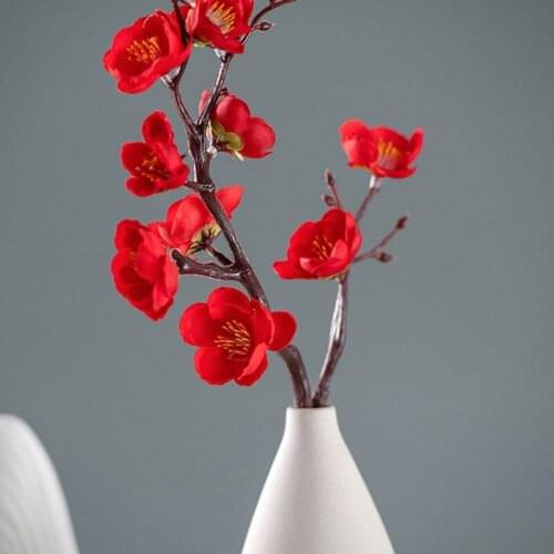 Artificial Flowers Plum Blossom Simulation Flower Table Decoration Accessories Party Decoration