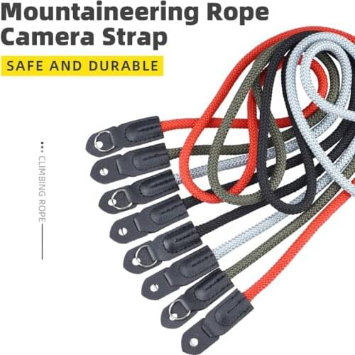 Camera Strap 100cm/3.28ft Length Nylon Climbing Rope Neck Shoulder Strap for Micro Single & Digital SLR Cameras