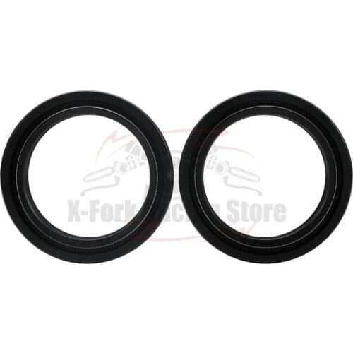 Fork Oil Seal Pair Kit For Kawasaki ZZR250 1990-2007 1991 1992 1993 94 95 96 97 98 99 2000 2001 2002 03 04 05 06 2PCS Seals New