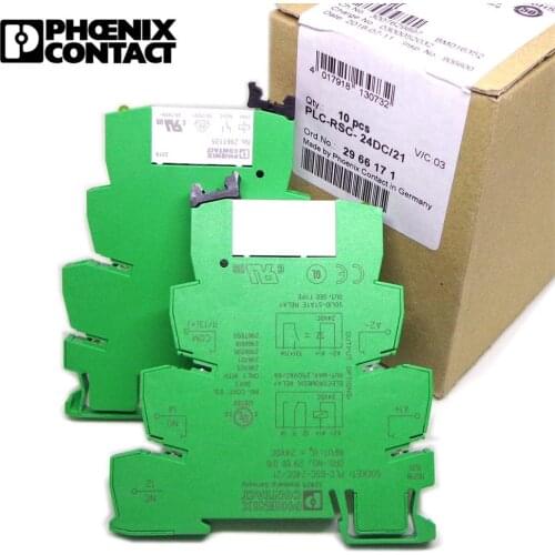 OHCENIX CONTACT Slim Relay 2966016+2961105 (relay+socket) 2966171 24VDC PLC-RSC-24DC/21 PLC-BSC-24DC/21 Wafer relay