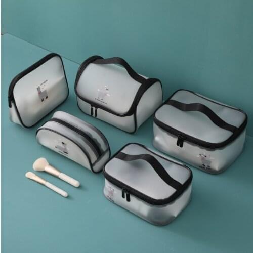 Pvc Cosmetic Bag for Men and Women Travel Large-capacity Waterproof Storage Bag Wash Bag