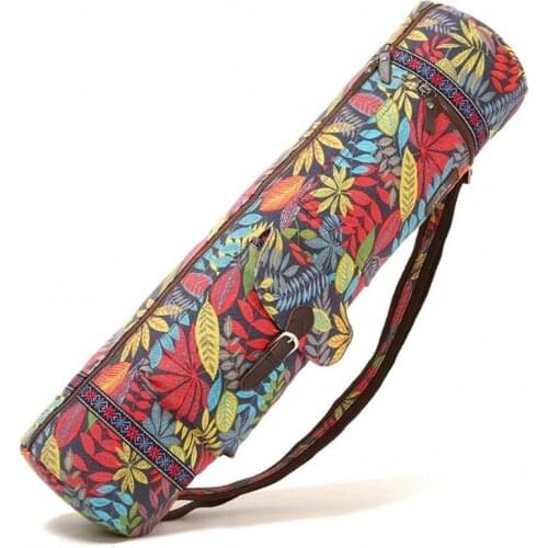 FLAME HORSE Yoga Mat Bag Sports Backpack Fitness Gym Shoulder Bag Pilates Pad Printing Bags Waterproof Adjustable Drum Bag